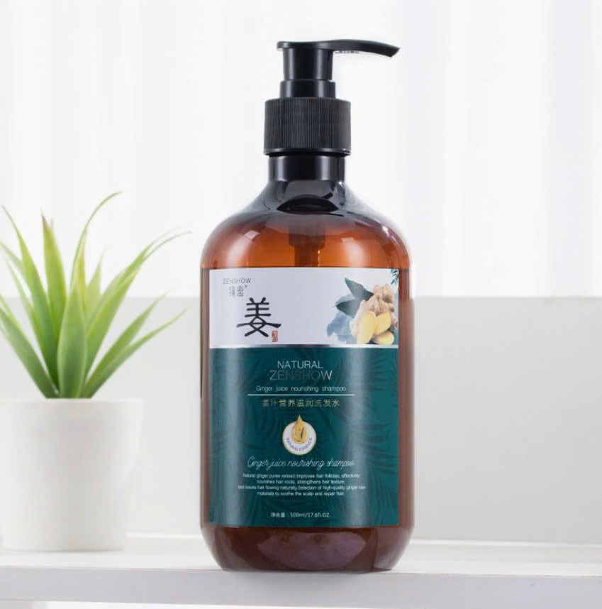 แชมพูขิงสมุนไพร บำรุงหนังศีรษะ (500ml)